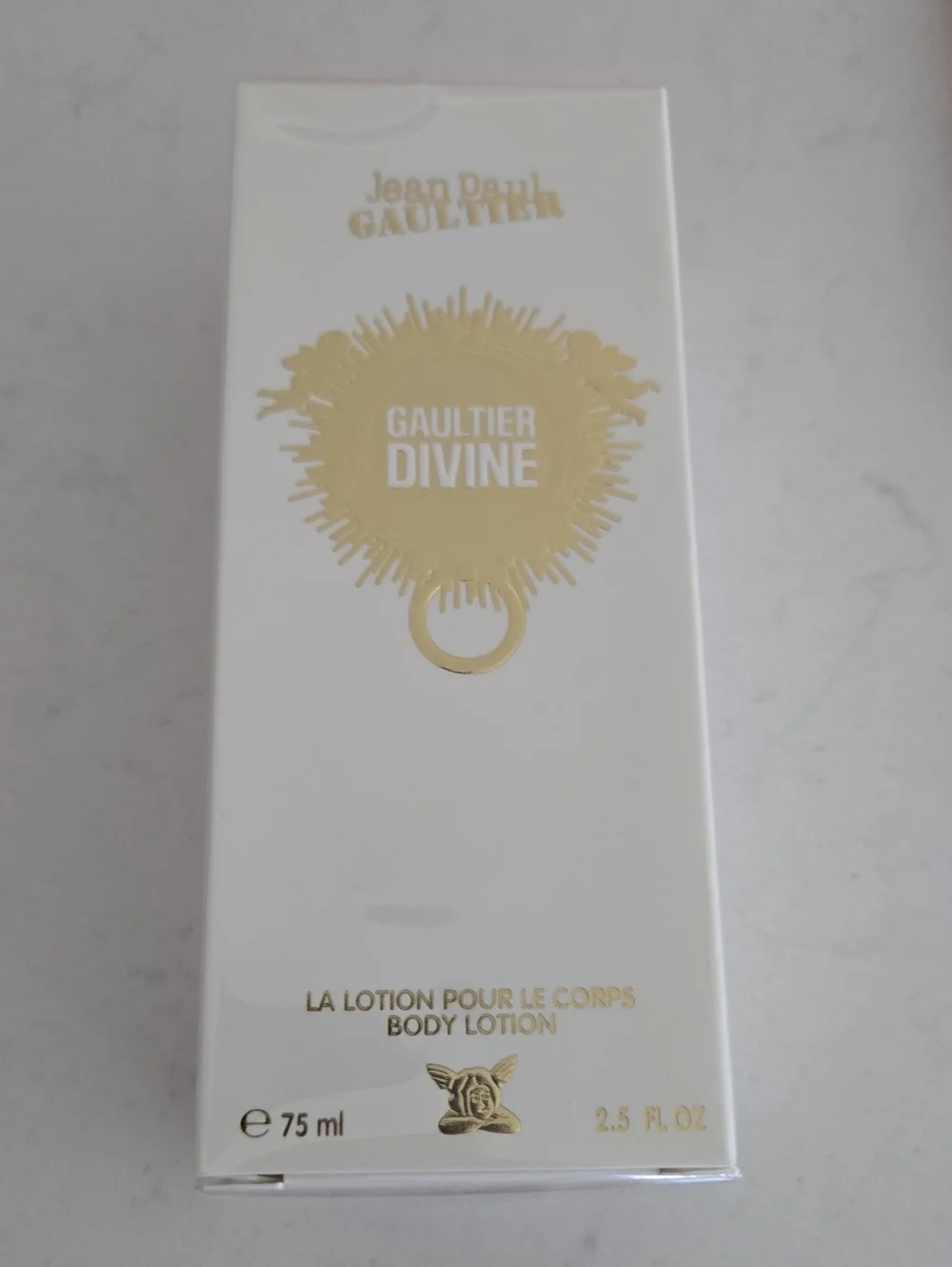 NIB Jean Paul Gaultier Gaultier Divine Body Lotion 75ml Canvas Zip Pouch W/charm